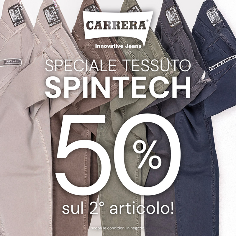 Carrera – 50% su secondo articolo